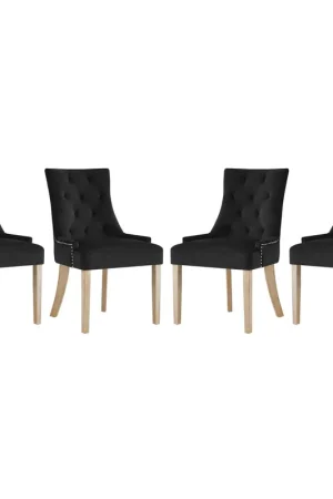 Budget Modway Pose Dining Chair Performance Velvet Set of 4 - EEI-3505
