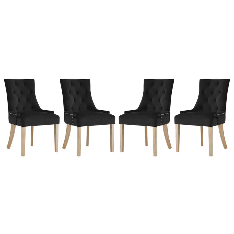 Budget Modway Pose Dining Chair Performance Velvet Set of 4 - EEI-3505