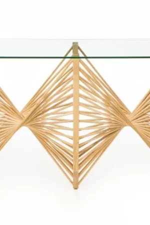 Oggetti Geo Console Table Natural New Release