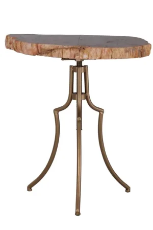 A&B Home Fret Tripod Tall Side Table Limited Offer