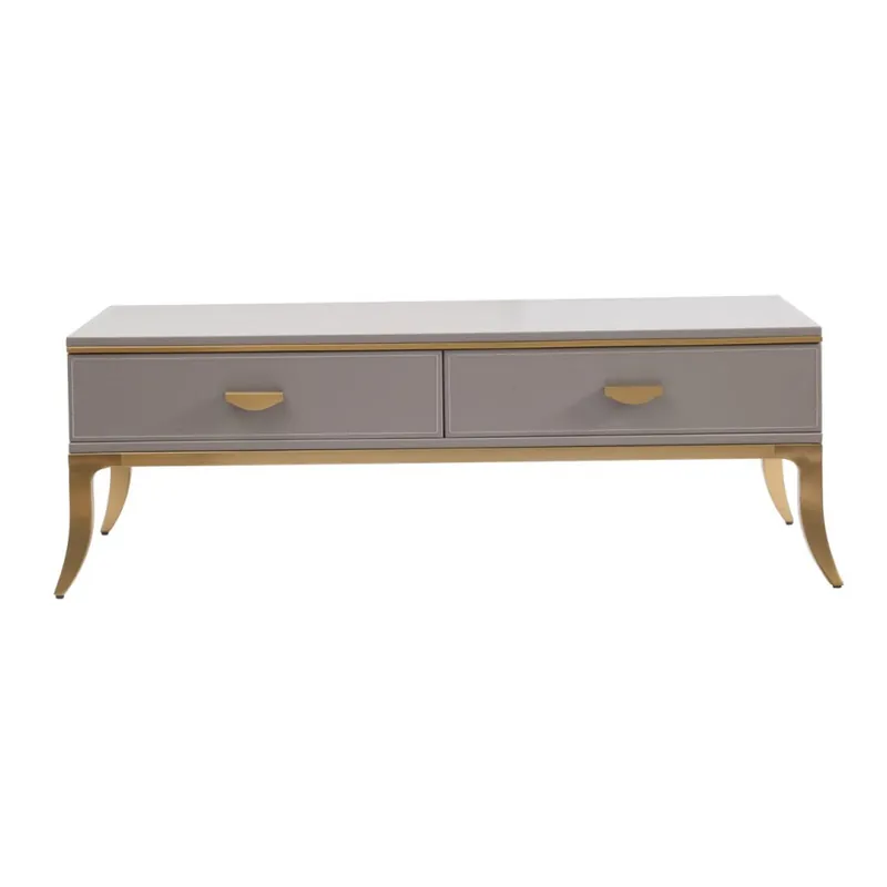 A&B Home Matte Gray Finished Coffee Table Buy Today