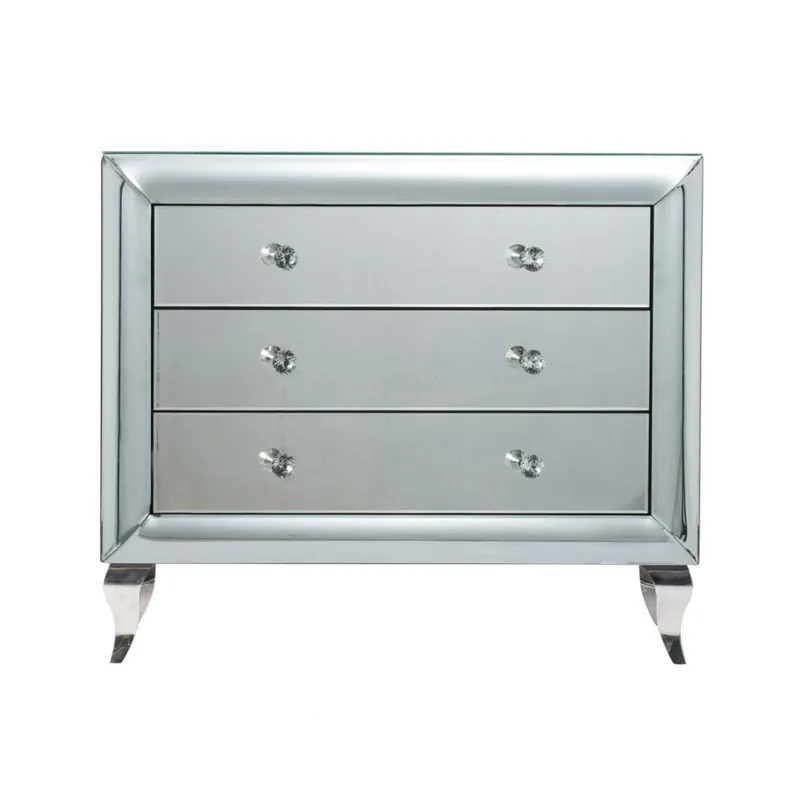 A&B Home Silver Curved Chest Holiday Sale
