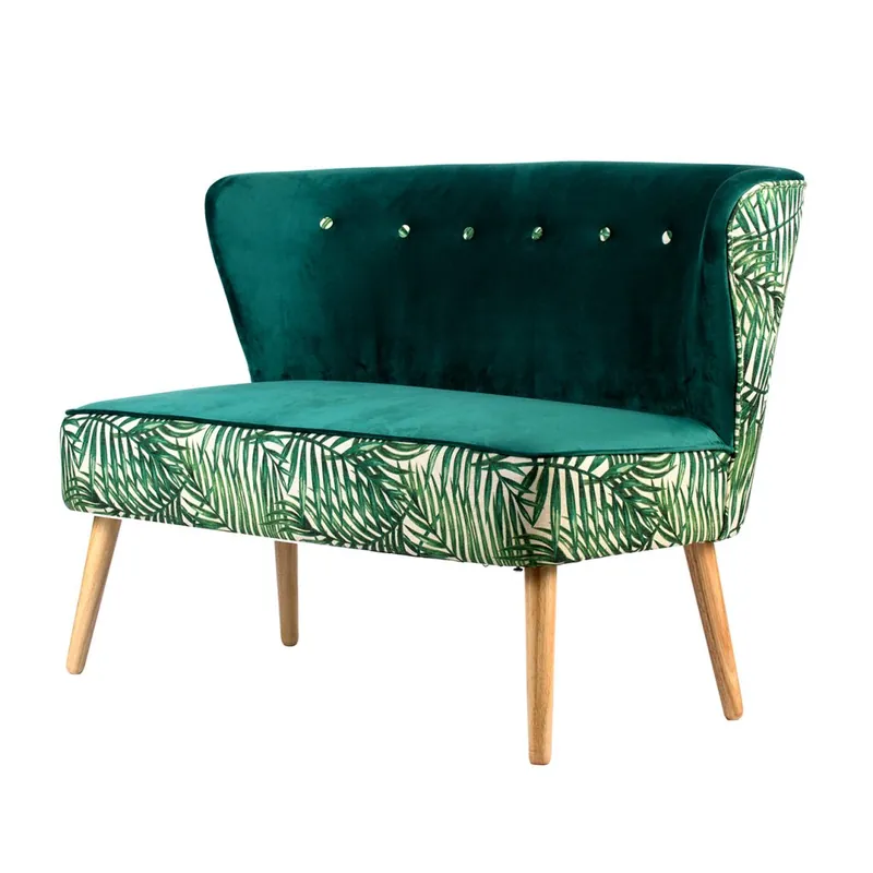 A&B Home Green Fern 2 Seater Sofa Order Now