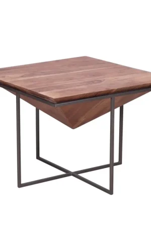 A&B Home Wood and Iron Occasional Table Low Price