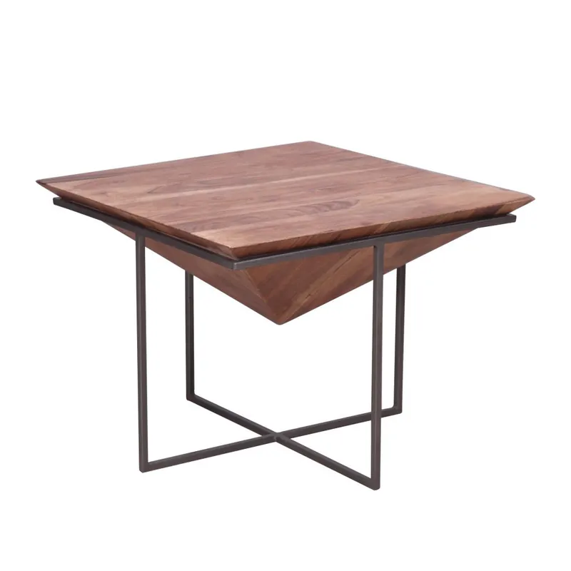 A&B Home Wood and Iron Occasional Table Low Price