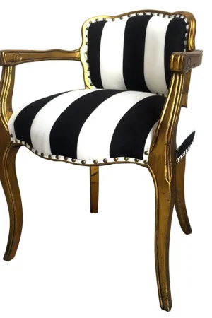 Brand New A&B Home Glamorous Gold Finish Arm Chair