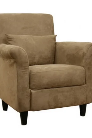 Baxton Studio Marquis Tan Microfiber Club Chair - Tan Premium