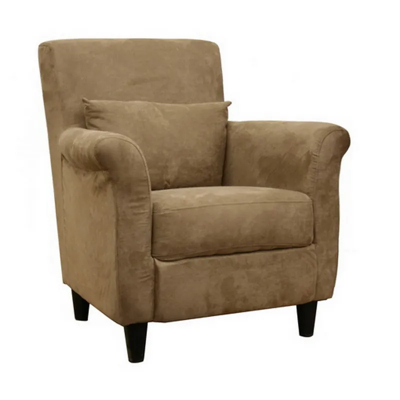 Baxton Studio Marquis Tan Microfiber Club Chair - Tan Premium