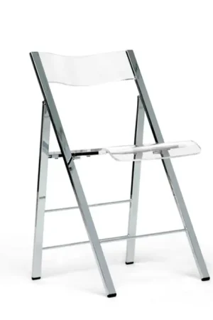 Baxton Studio Acrylic Foldable Chair (Set of 2) - Clear Hot Picks