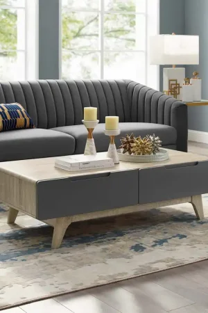 Wholesale Modway Origin 47" Coffee Table Natural Gray/Walnut White - EEI-2995