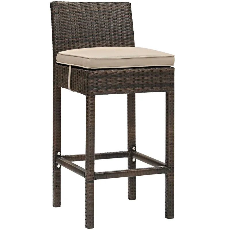 Best Price Modway Conduit Outdoor Patio Wicker Rattan Bar Stool - EEI-2799