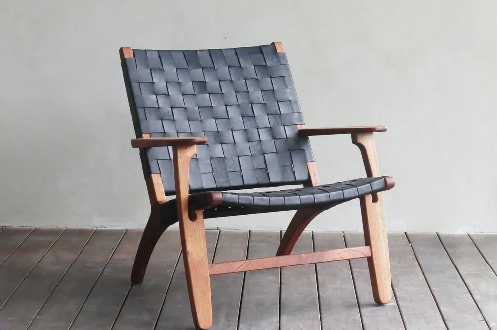 Masaya Abuelo Arm Chair, Leather Premium