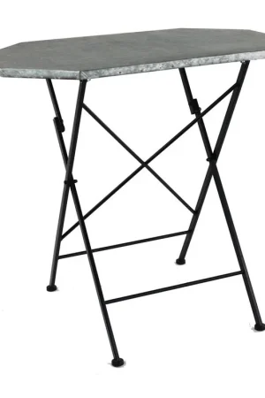 Vagabond Vintage Zinc Rectangular Folding Table Hassle-Free Returns