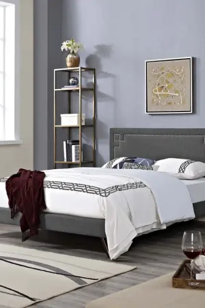 Big Sale Modway Ruthie Queen Fabric Platform Bed - MOD-5931 - Gray