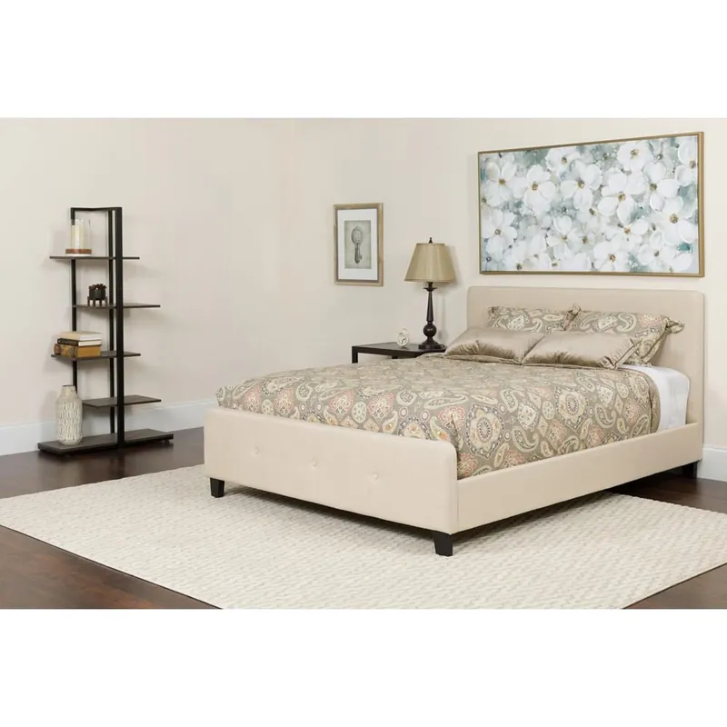 Fan Favorite Flash Furniture Tribeca Full Size Tufted Upholstered Platform Bed with