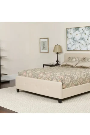Flash Furniture Tribeca Full Size Tufted Upholstered Platform Bed Trusted Brand