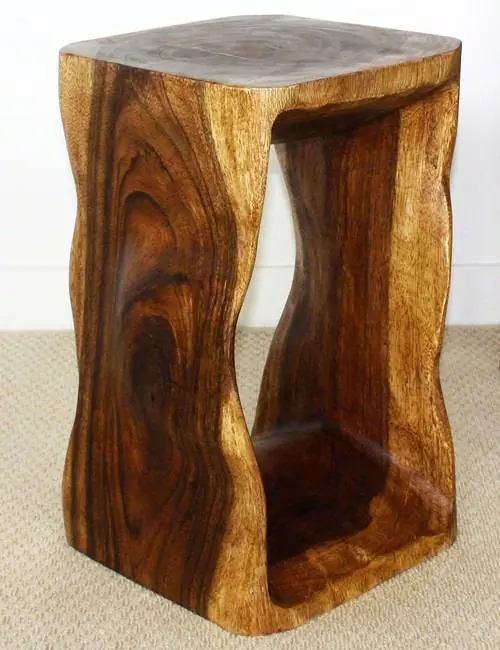 Strata Furniture The Natural Edge End Table Free Returns