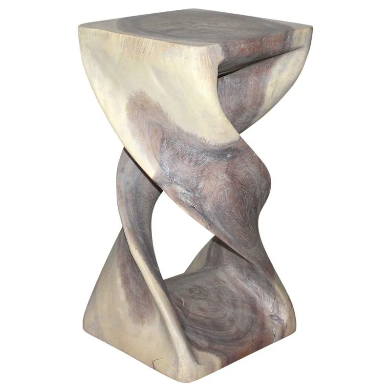 Strata Furniture Double Twist End Table 12" x 23" Viral