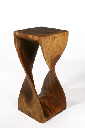 Warranty Included Strata Furniture Twist End Table 12" x 23"