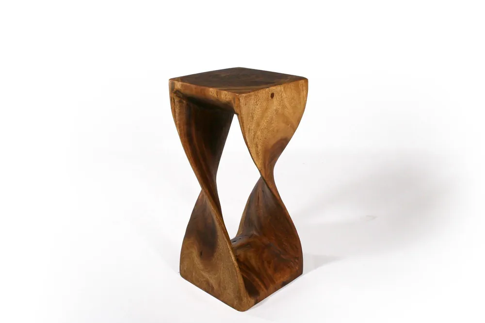 Warranty Included Strata Furniture Twist End Table 12" x 23"
