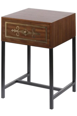 A&B Home Nesting Raj Brass Side Table - AV43668 Shop Now