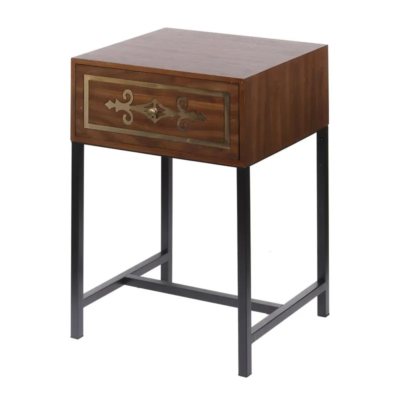 A&B Home Nesting Raj Brass Side Table - AV43668 Shop Now