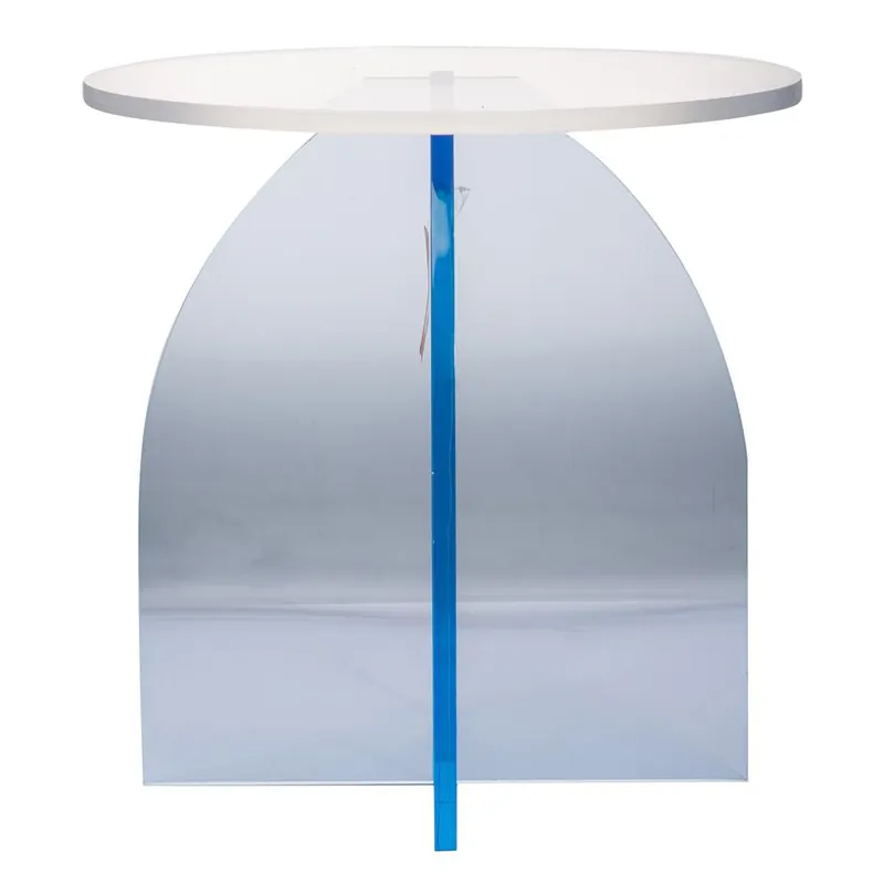 A&B Home Callie Side Table - Blue Fan Favorite