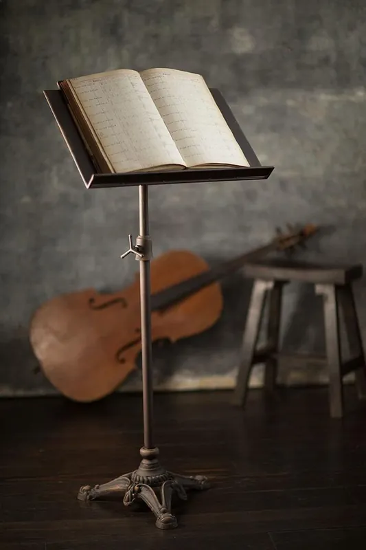 Special Offer Vagabond Vintage Iron Black Book Stand