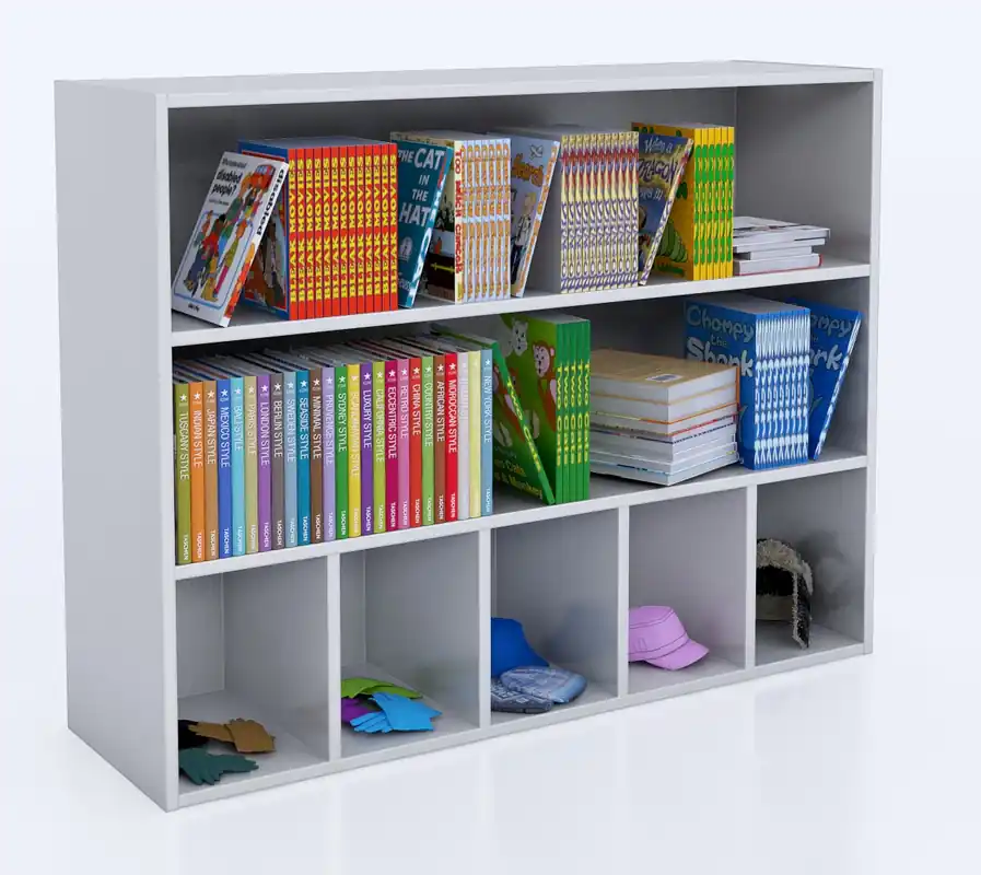 Whitney Brothers White Cubby And Shelf Cabinet Shop Now