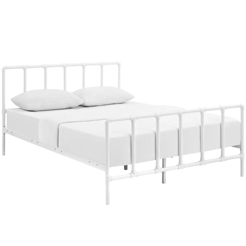 Affordable Modway Dower Queen Stainless Steel Bed - MOD-5437