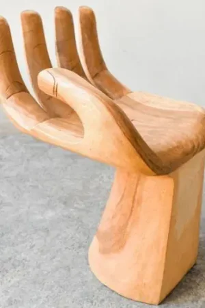 Buddha Chair- Hand Shaped- Suar Wood- hand chair/Side Table /Occasiona High Quality