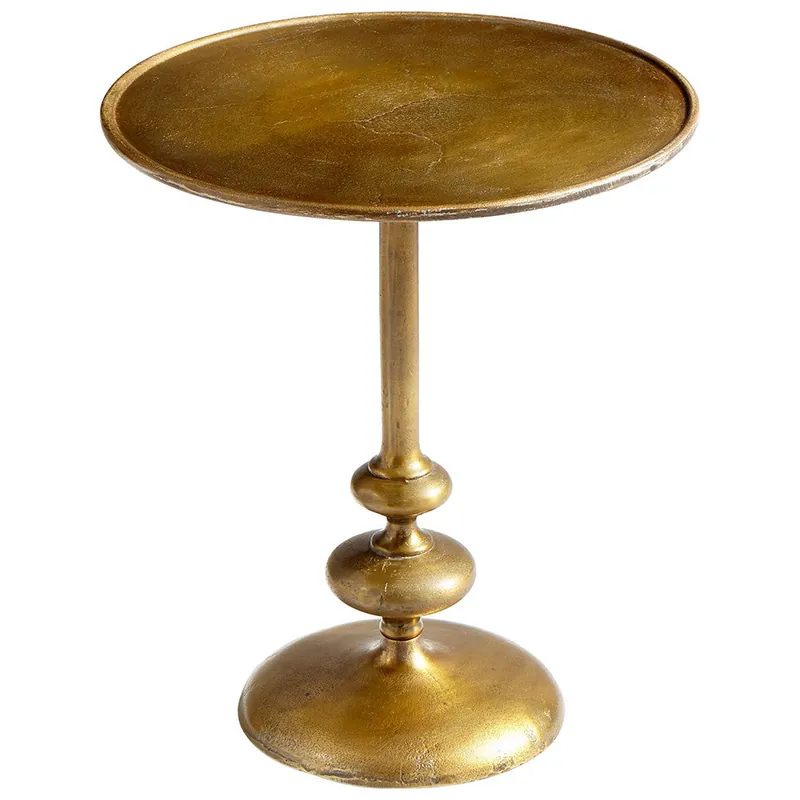 Today Only Cyan Design Tote Side Table - Gold-Amber