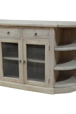 A&B Home Durian Cabinet With Open Shelves Holiday Sale