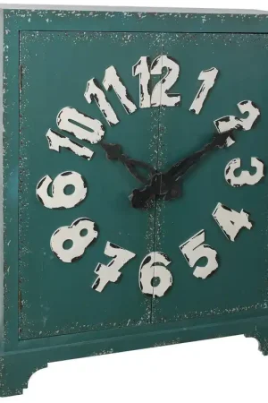 A&B Home Cabinet With Clock Latest