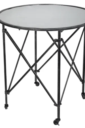 A&B Home Black Gilbert Side Table Luxury
