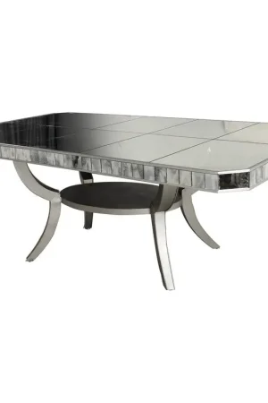 Wholesale A&B Home Metal/Glass Rect. Dining Table