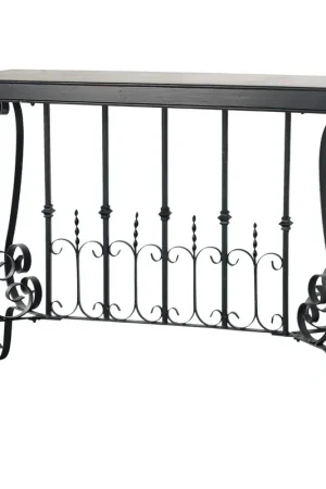A&B Home Black Console Table Affordable
