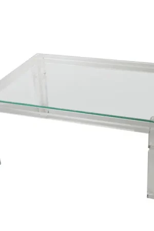 A&B Home Diaphan Coffee Table Free Returns
