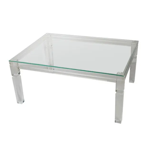 A&B Home Diaphan Coffee Table Free Returns