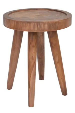 A&B Home Teak/Suar Wood Accent Table Limited Time