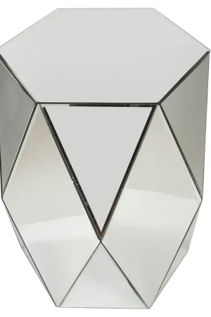A&B Home Geometric Mirrored Accent Table Affordable