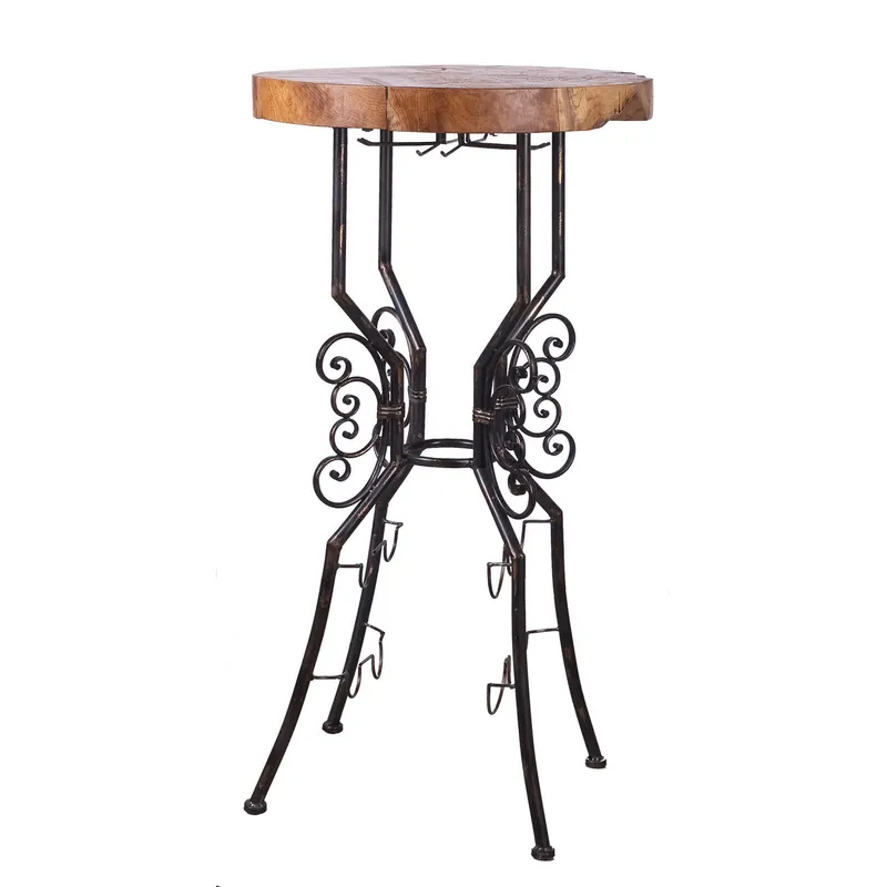 Bargain A&B Home Wood/Metal Bar Table
