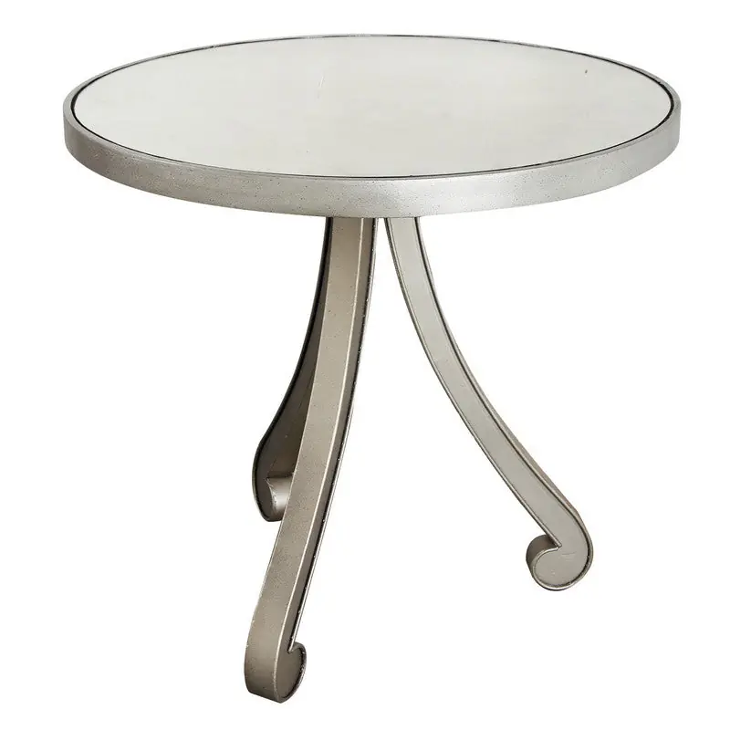 A&B Home Metal/Glass Accent Table Authentic