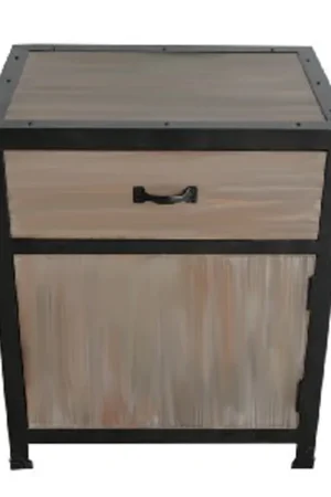 While Supplies Last Screen Gems Industrial End Table - SGT09 -Natural