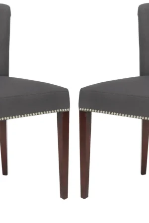Worldwide Shipping Safavieh Arion Ring Chair W/ Nickel Nail Heads - Set Of 2