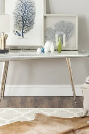 Authentic Safavieh Aviator Console Table - Silver