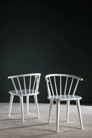 Bargain Safavieh Blanchard Curved Spindle Side Chair