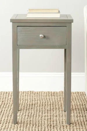Brand New Safavieh Abel End Table With Storage Drawer