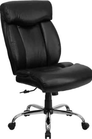 Flash Furniture GO-1235-BK-LEA-GG Hercules Series Black Leather Execut Warranty Included