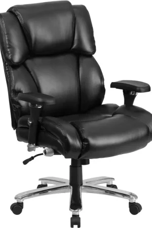 Flash Furniture GO-2149-LEA-GG Hercules Series, Black Leather Executiv Super Sale